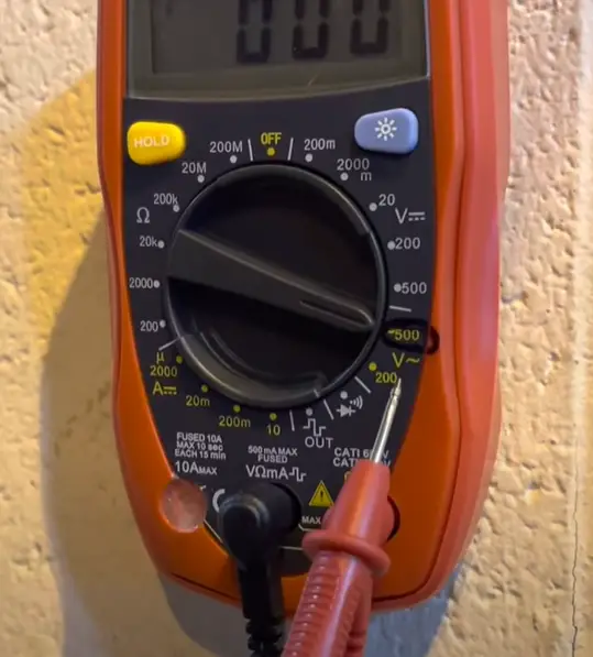 how to test dryer outlet with multimeter